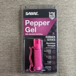 Sabre Pink Police Strength Pepper Spray With Hand Strap Runner Series Usa Made. Fixed Price $13.49.