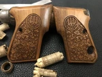 Beretta 950 Jetfire Walnut Wood Grips. Has Safety Cut Fits 950b 950bs Floral. Fixed Price $45.00.
