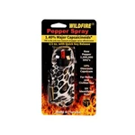 Wildfire 1.4%mc Small 1/2oz Pepper Spray In Fashion Halo Holster, White Leopard. Fixed Price $12.99.