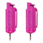 2 Pack Police Magnum Pepper Spray .50oz Hot Pink Belt Clip Keychain Oc Defense. Fixed Price $12.95.