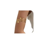 Toar Xdhc Gold Silver Arm Cuffs - Womens Dainty Adjustable Bangle Fashion. Fixed Price $10.57.