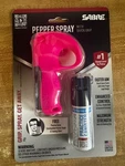 Sabre Red Quick Grip .54oz Pepper Spray Kit With Finger Loop And Practice. Fixed Price $15.99.