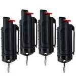 Police Magnum Belt Clip Pepper Spray Self Defense Keychains 4 Pack 1/2oz H.s. Fixed Price $19.99.