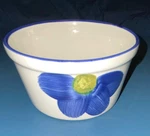 Maxam Hand Painted Floral Ceramic Bowl, Microwave/dishwasher Safe, Portugal. Fixed Price $13.60.