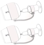 Wasserstein Anti-theft Security Chain Compatible With Arlo Pro (white, 2 Pack). Fixed Price $9.99.
