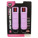 2 Pack Streetwise Pepper Spray .50oz W/ Pink Molded Keychain Self Defense Uv Dye. Fixed Price $12.88.