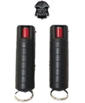 Police Magnum Pepper Spray Keychain Defense 2 Pack 1/2oz Black Refillable Cases. Fixed Price $11.99.