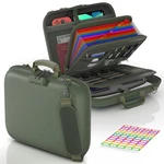 Nacial Fireproof Document Box With Lock & Shoulder Strap, Large , Green. Fixed Price $71.91.