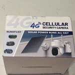 Runofast Solar Powered Waterproof 4g Cellular Security Camera - White. Fixed Price $19.99.