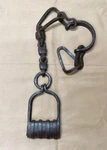 Rare Vintage Handmade Shackle Horse Leg Iron Chain Animals Collectible.. Fixed Price $200.00.