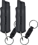Sabre Defense Spray, 3-in-1 Formula Contains 0.54 Fluid Ounces, Black 2 Pack. Fixed Price $27.83.