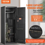 6-8 Rifle Gun Safe Digital Keypad Lock Tall Cabinet W/ Removable Shelf. Fixed Price $229.99.