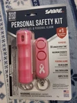 Sabre Pink Personal Safety Kit Alarm Pepper Gel New Sealed Breast Cancer Look. Fixed Price $15.99.