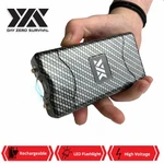 Dark Gray Max Power Dzs700 Stun Gun For Self Defense With Led Flashlight. Fixed Price $20.99.