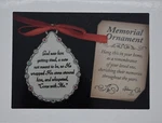 Teardrop Memorial Ornament, God Saw Him Getting Tired... Cathedral Art Co514 New. Fixed Price $18.00.