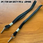 2pc Universal Stun Gun Safety Disable Pin Wrist Strap Lanyard Self Defense Tool. Fixed Price $8.95.