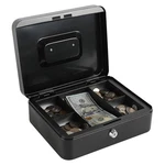 Xydled Locking Steel Large Cash Box With Removable Coin Tray And Key Lock,9.8.... Fixed Price $24.93.