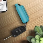 Guard Dog Pepper Spray Light Blue Self Defense Quick Action Hard Case Keychain. Fixed Price $8.99.