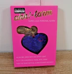 Blingsting Ahh!-larm Blue Glitter Heart 115 Decibel Alarm Light. Fixed Price $21.95.