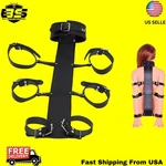 Bdsm Pu Leather Black Wrist Cuffs Restraints Bondage Back Arm Handcuff Slave Us. Fixed Price $31.99.