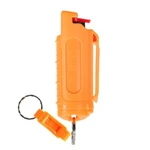 Police Magnum Pepper Spray .50oz Orange Molded Keychain Qr Self Defense Security. Fixed Price $10.95.