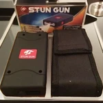 Rechargeable Stun Gun 10 Mil Volts With Led Light - Black. Fixed Price $17.50.