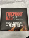 The Good Stuff Fireproof Bag Document Safe Waterproof Valuables Protection New. Fixed Price $23.95.
