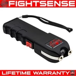 Fightsense Mega Stun Gun Vts-989 - 600bv Heavy Duty Rechargeable Led Flashlight. Fixed Price $13.49.