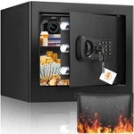 9.84"h Small Safe Box For Personal Privacy, 1.2 Cu Ft Security With Fire.... Fixed Price $104.78.