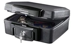 Sentrysafe H0100 Fireproof Waterproof Portable Safe With Key Lock 0.17 Cu Ft. Fixed Price $38.99.