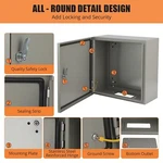 Garvee Electrical Box Enclosure Carbon Steel Ip66 With Lock. Fixed Price $80.91.