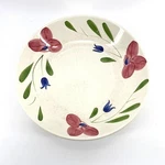 Maxam Italy Hand Painted Floral Bowl Dishwasher Microwave Safe Cream Pink Flower. Fixed Price $13.35.