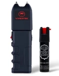 Genuine Vipertek Stun Gun Rechargeable 700 Bv Bright Led Light W/ Pepper Spray. Fixed Price $32.99.