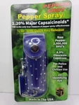 Keychain Pepper Spray Self Defense Personal Protection Safety Blue Rhinestone. Fixed Price $11.95.