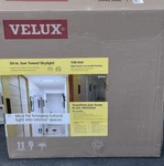 Velux Tubular Skylight Tsr 10" Aluminum Sun Tunnel Low Profile With Flashing New. Fixed Price $199.95.