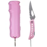 Police Magnum Pink Pepper Spray 1/2oz Flip Top Keychain & Pocket Knife. Fixed Price $14.95.