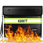 Upgraded Insulated Fire Proof Money Bag For Cash,6200 Fireproof&waterproof D.... Fixed Price $35.73.