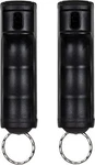 2 Police Magnum Pepper Spray 1/2oz Black Flip Top Keychain - Defense Protection. Fixed Price $17.95.