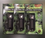 3 Pk Hot Police Pepper Spray 1/2oz Leather Case Quick Release Keychain Women. Fixed Price $30.72.