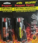 2 Wildfire 1.4% Pepper Spray Quick Release Key Chain Self Defense Hottest. Fixed Price $14.00.