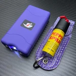 Cheetah Self Defense Combo Stun Flashlight W/ Pepper Spray Tool Protection. Fixed Price $19.95.