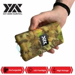 Brown/green Camo Max Power Dzs700 Stun Gun For Self Defense With Led Flashlight. Fixed Price $20.99.