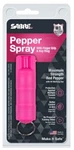 Sabre Pink Finger Grip And Key Ring Pepper Spray 25 Bursts 10-foot Range. Fixed Price $19.99.