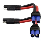 Gintooyun Ec5 To Sae Cable, F/m Plug Connector Power 16 Cm, Black. Fixed Price $11.67.