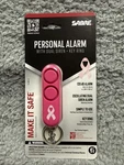 Sabre Personal Alarm Pink: Safety Keychain For Ladies, Compact & Portable. Fixed Price $10.00.