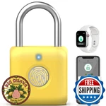 Pothunder Fingerprint Padlock Smart Lock Locker App Rechargeable Gym. Fixed Price $51.81.