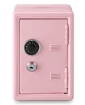 Younion Money Safe And Cash Lock Box, Mini Size 4.6" X 4.2" 6.9", Pink. Fixed Price $33.11.