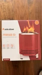 New Solo Stove Mesa Xl Stainless Steel Tabletop Fire Pit - Red. Fixed Price $49.99.
