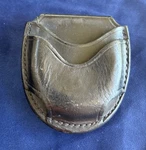 Don Hume Black Leather Open Top Chain Cuff Handcuff Case C305. Fixed Price $29.99.