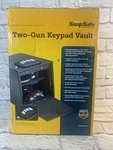 Snap Safe Security Keypad Vault Key Entry Black Steel Two-gun Lock Box. Fixed Price $109.99.